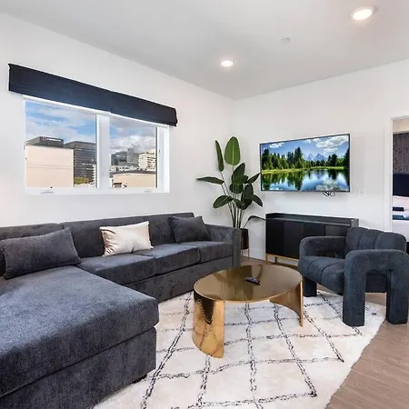 Timeless Glamour: Luxury Condo In K-Town Los Angeles Esterno foto